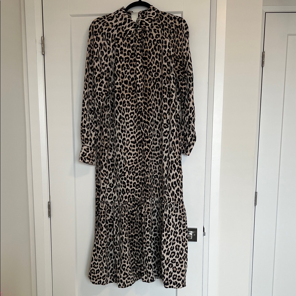 H&M Leopard Print Maxi Dress